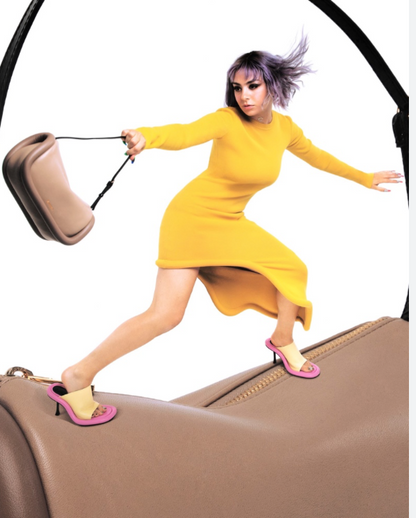 JW ANDERSON / the bumper bag in lime green / new / $1,100 RRP (3827052660331592878)