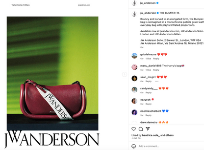 JW ANDERSON / the bumper bag in lime green / new / $1,100 RRP (3827052751118650464)