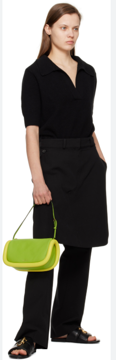 JW ANDERSON / the bumper bag in lime green / new / $1,100 RRP (3827052873664190491)
