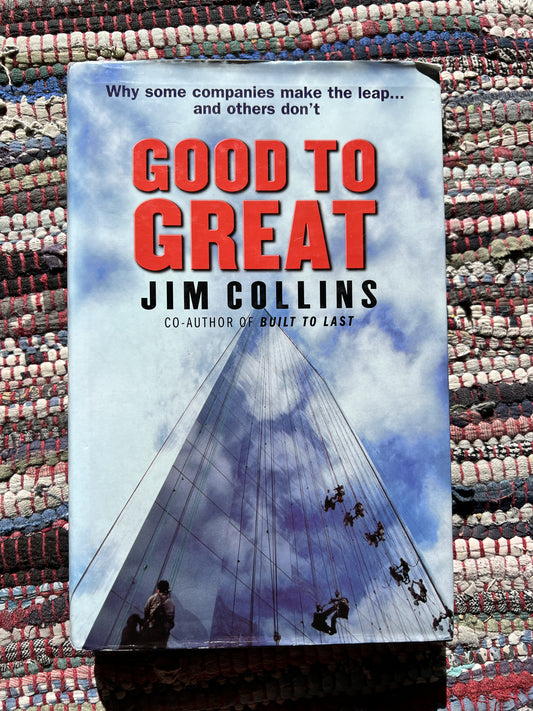 GOOD TO GREAT / jim collins / hardback (3827657595600884784)