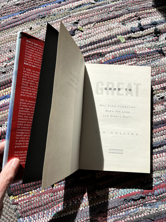GOOD TO GREAT / jim collins / hardback (3827657603244461979)