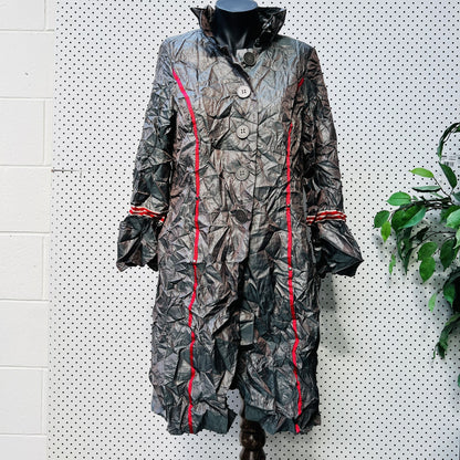 nz vintage / JETBLONDE / 00s crinkle jacket / 8 (3828181956455690762)
