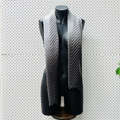 pleated balayage scarf (3831282952707169023)