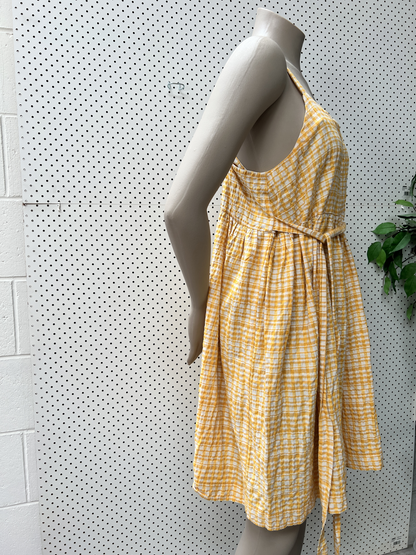 TWENTY-SEVEN NAMES / tropicana dress in dandelion / 10 / $460rrp (3832492960145494246)