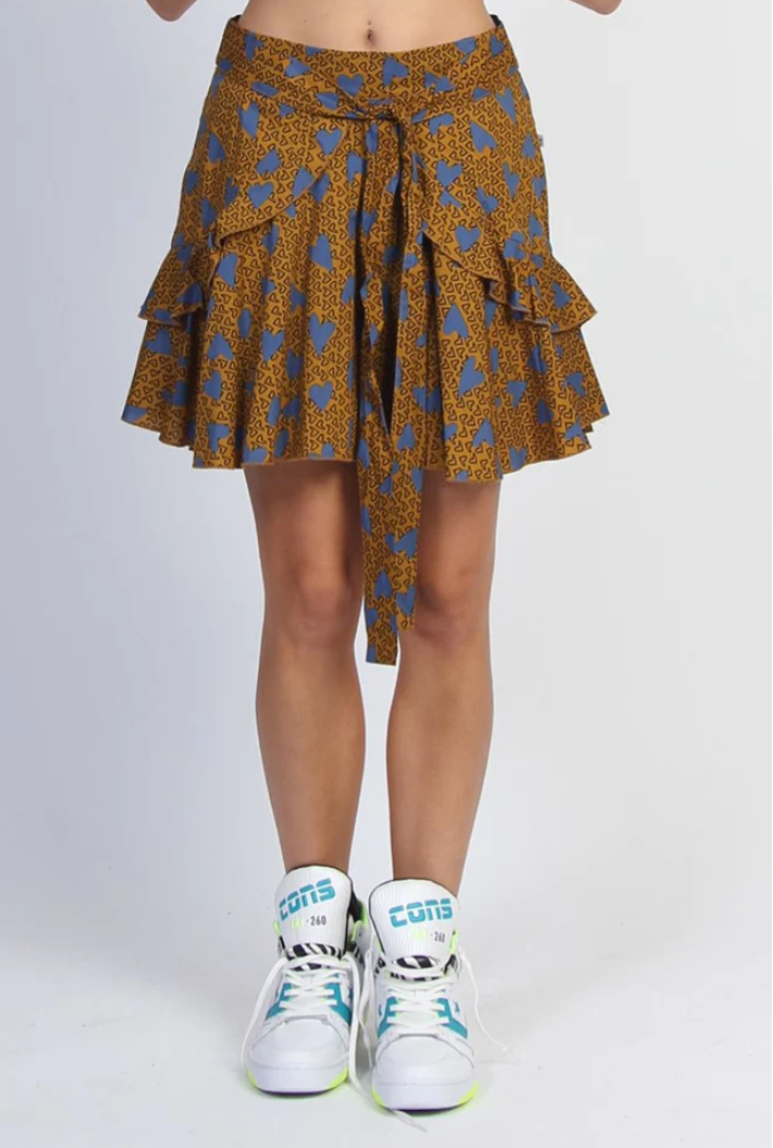 FEDERATION / butterfly skirt / L Skirts