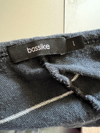 BASSIKE / navy striped dress / s (3837000369273655929)