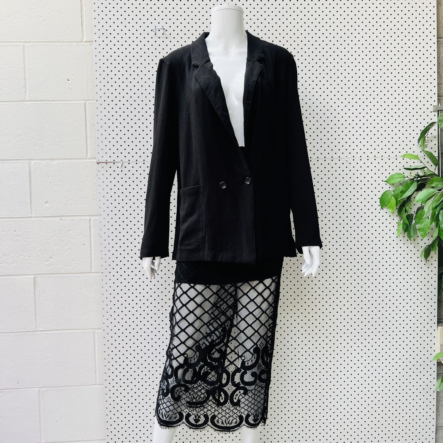 AMERICAN APPAREL / blazer  / m / made in USA (3837501501279509581)