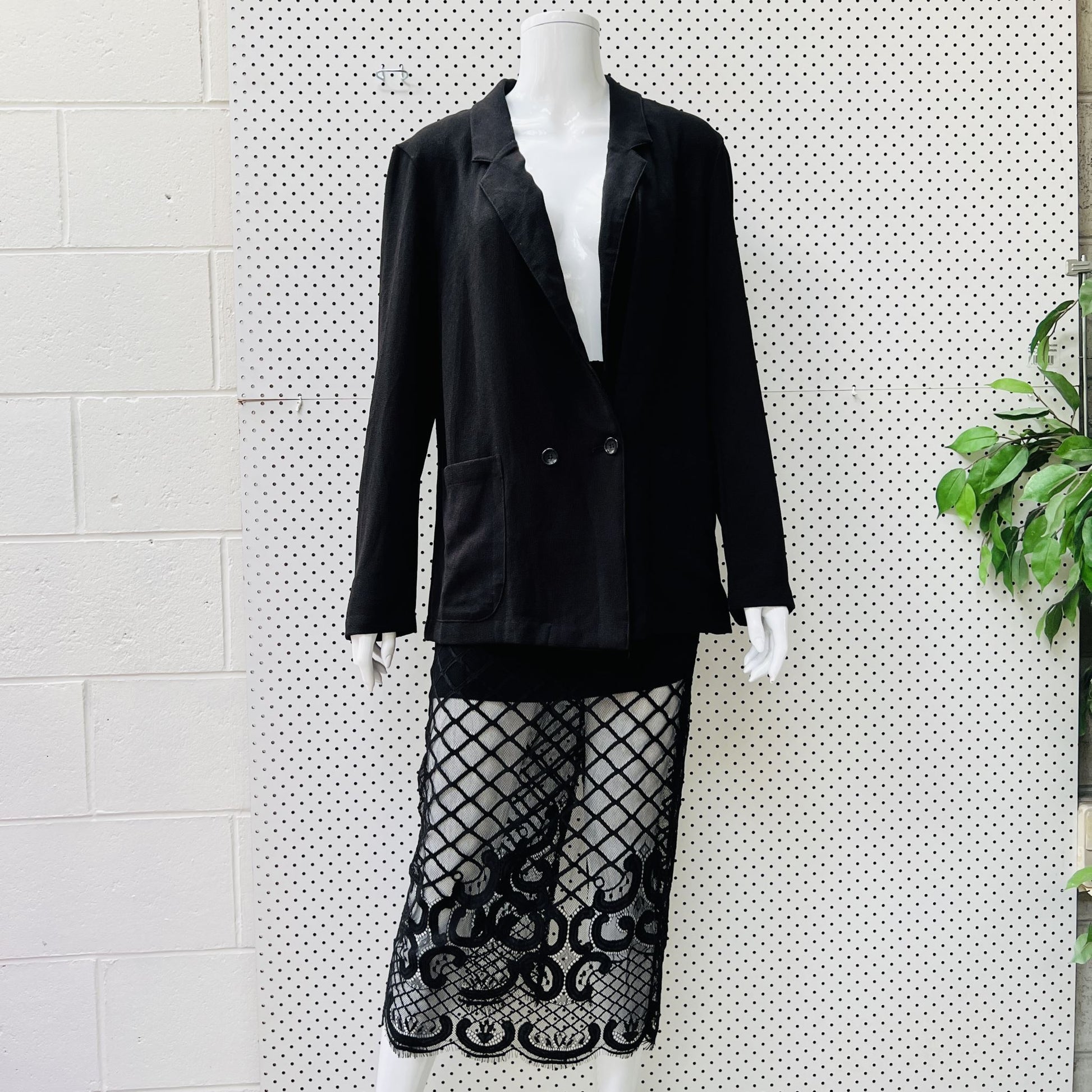 AMERICAN APPAREL / blazer  / m / made in USA (3837501501279509581)