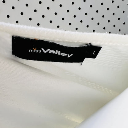 MISS VALLEY  / white maxi dress / L (3840259332574036573)