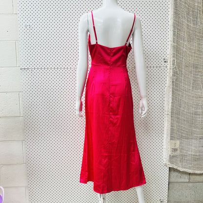 hot pink cocktail dress / M (3840866944428398520)