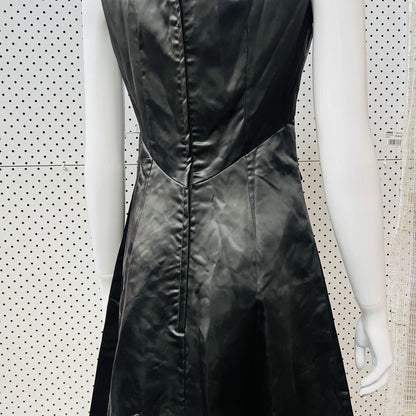 nz vintage / 1950s / ROYSTYLES / black cocktail maxi dress / S (3841048823013923321)
