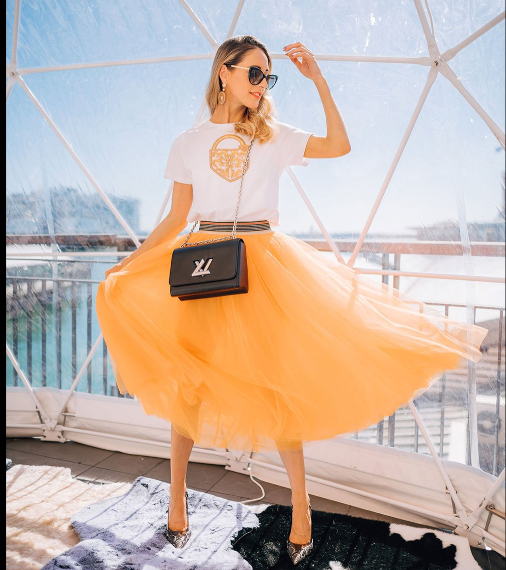 Trelise Cooper / 'yours tulley' tulle skirt / m / 499rrp archival