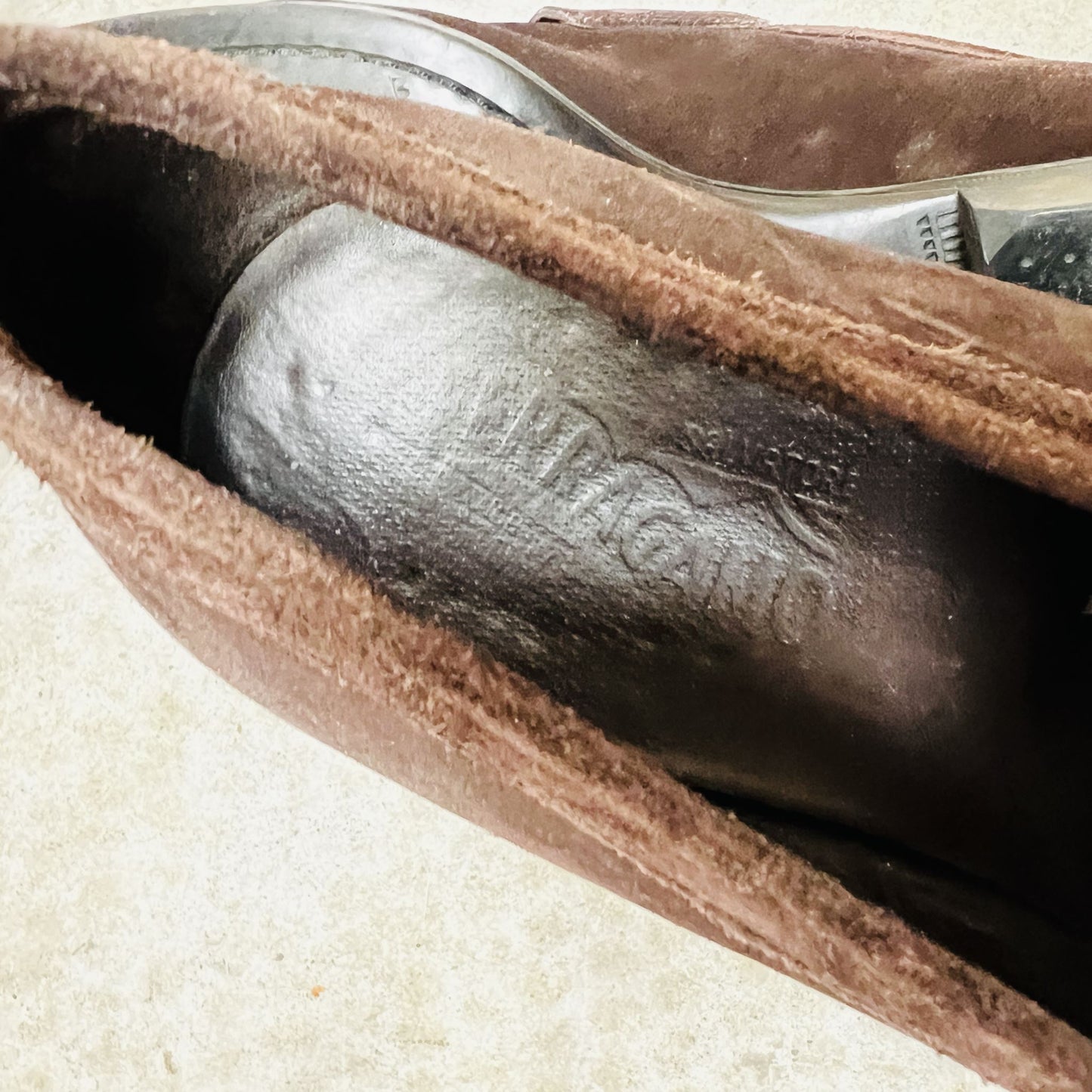 SALVATORE FERRAGAMO / penny loafers / suede / 11.5 / made in italy / $1500rrp (3850198938156208280)