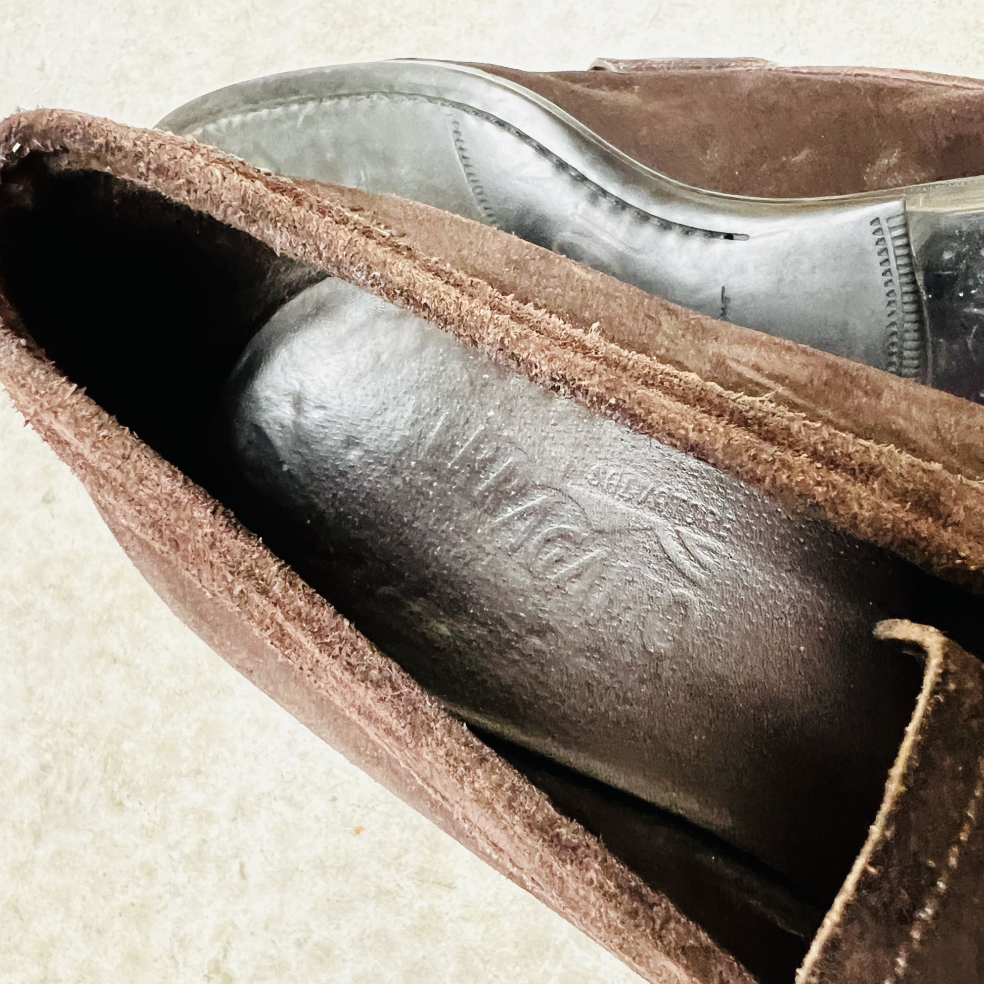 SALVATORE FERRAGAMO / penny loafers / suede / 11.5 / made in italy / $1500rrp (3850198944277508873)