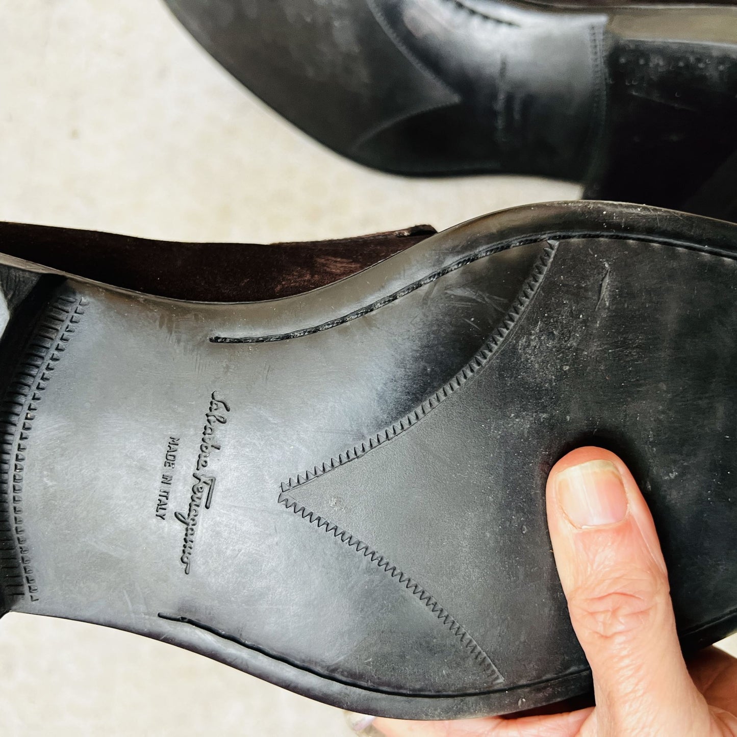 SALVATORE FERRAGAMO / penny loafers / suede / 11.5 / made in italy / $1500rrp (3850198970695838833)
