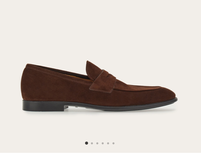 SALVATORE FERRAGAMO / penny loafers / suede / 11.5 / made in italy / $1500rrp (3850202269767468494)