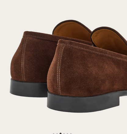 SALVATORE FERRAGAMO / penny loafers / suede / 11.5 / made in italy / $1500rrp (3850202276740795164)