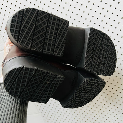 TRIPPEN / 'past' boots in brown leather / 37/38 (3853071189959210011)