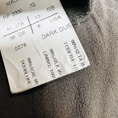 RICK OWENS / wide legged silk pants / 10 (3854353497777669374)