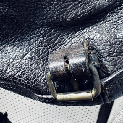 CHRISTIAN PEAU / leather cross body bag with leather strap (3856170896083283791)