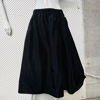 full skirt with pockets / crispy nylon / m/L (3856329115054632966)