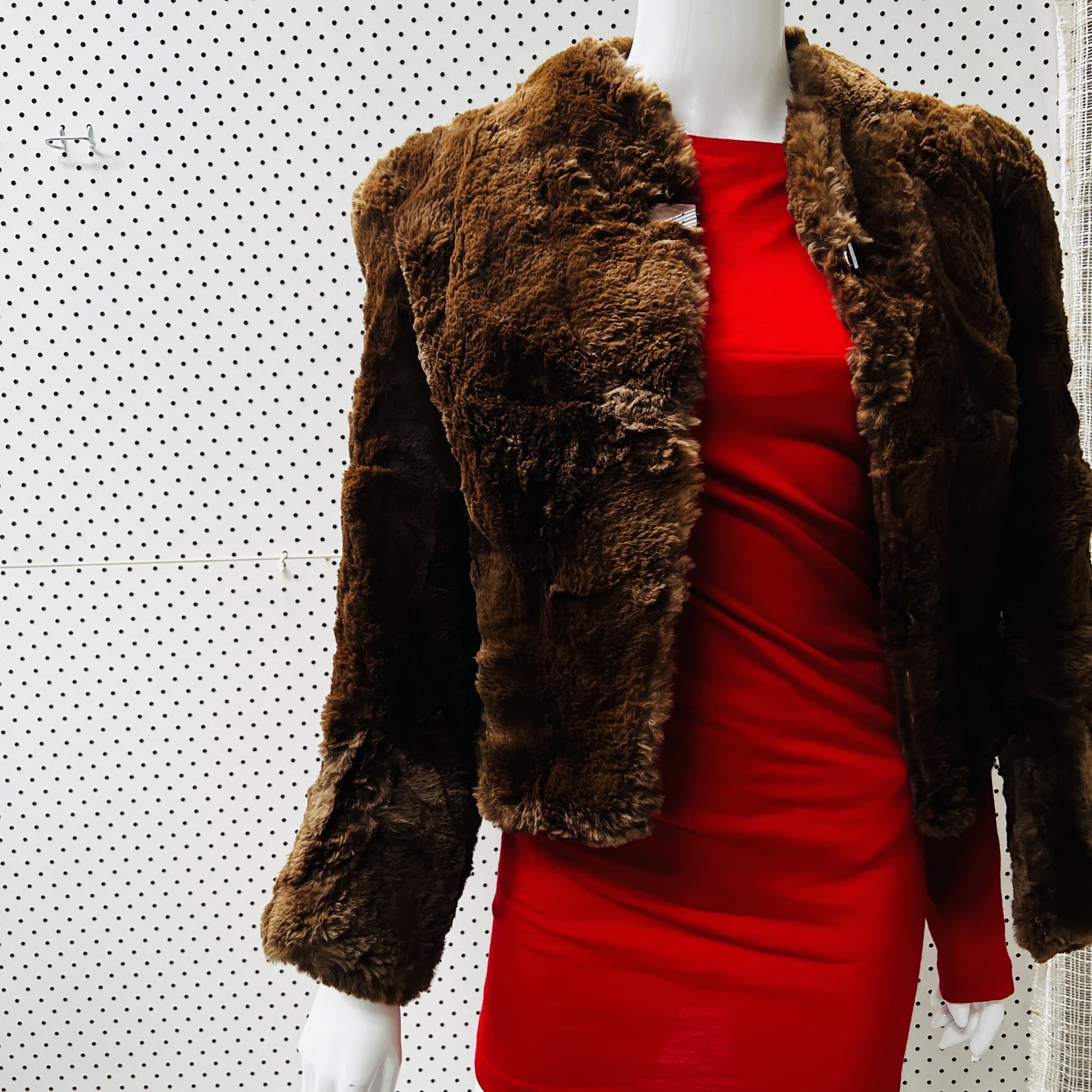 vintage / fur jacket / M Jackets