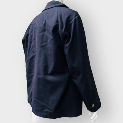 vintage / wool jacket / zip front / m/l (3857212720946781972)