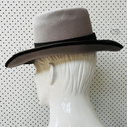 nz vintage / the hat factory / wool brimmed hat / s (3857286729844982113)