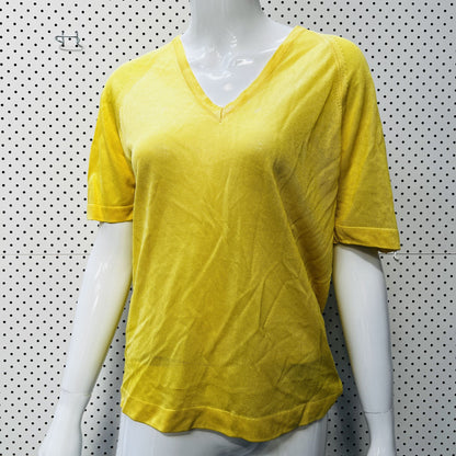 butter yellow / slinky knit tee / s/m (3857805458964548238)