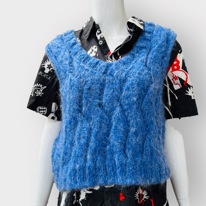 COMME DES GARCONS BLACK / graphic shirt / made in japan (3858183376769313954)