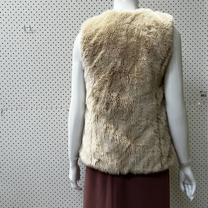 faux fur / sleeveless jacket / s (3859017427261867704)