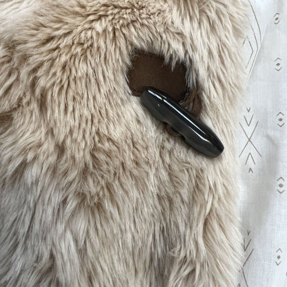 faux fur / sleeveless jacket / s (3859017432310844516)