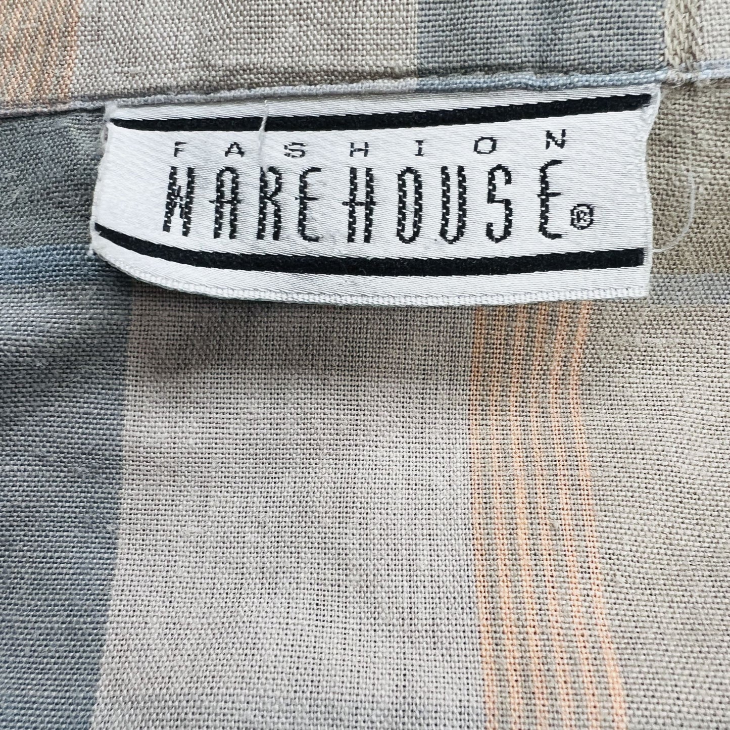 nz vintage / plaid linen jacket / fashion warehouse / m/l (3859017525238636711)