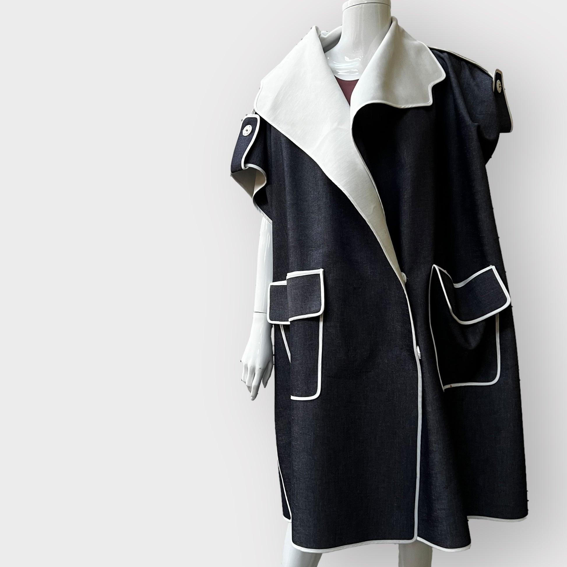 aussie designer / MATICEVSKI / oversized sleeveless jacket / one size Jackets