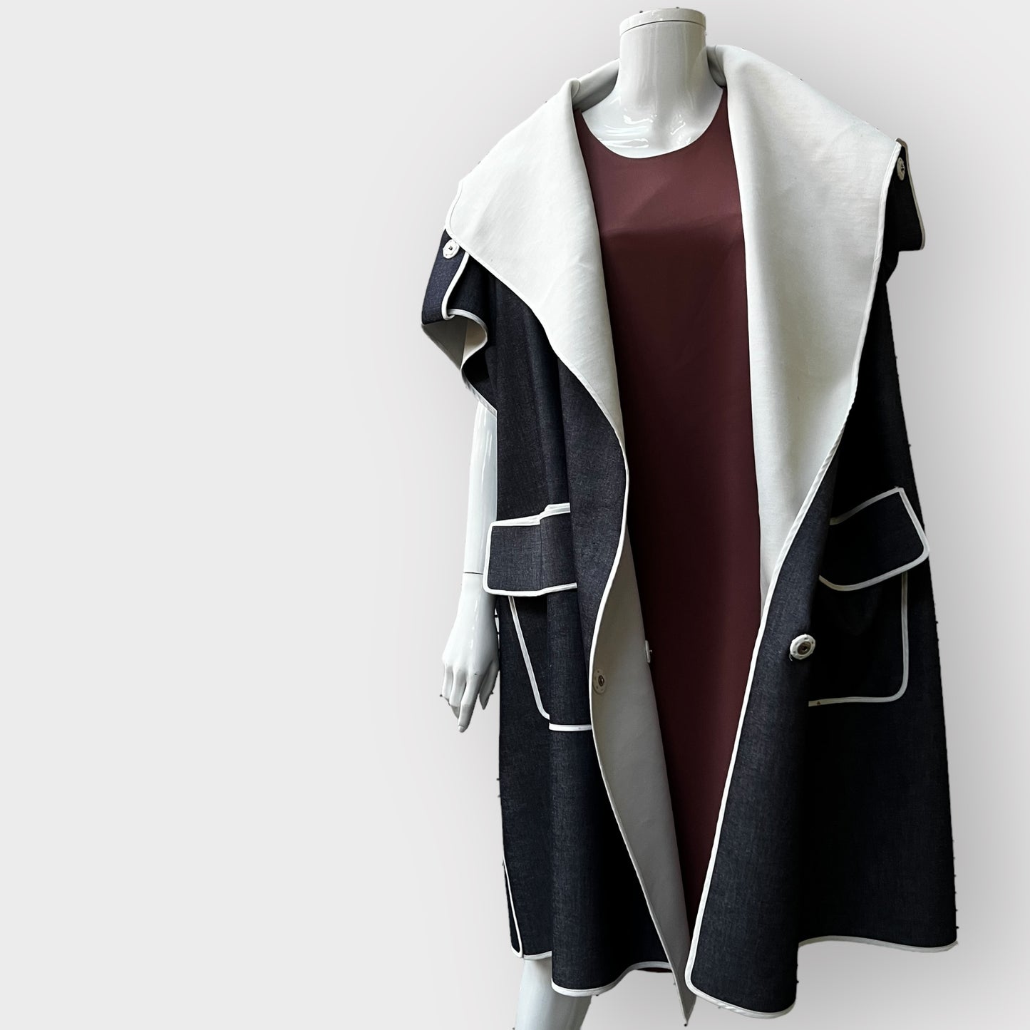 aussie designer / MATICEVSKI / oversized sleeveless jacket / one size Jackets