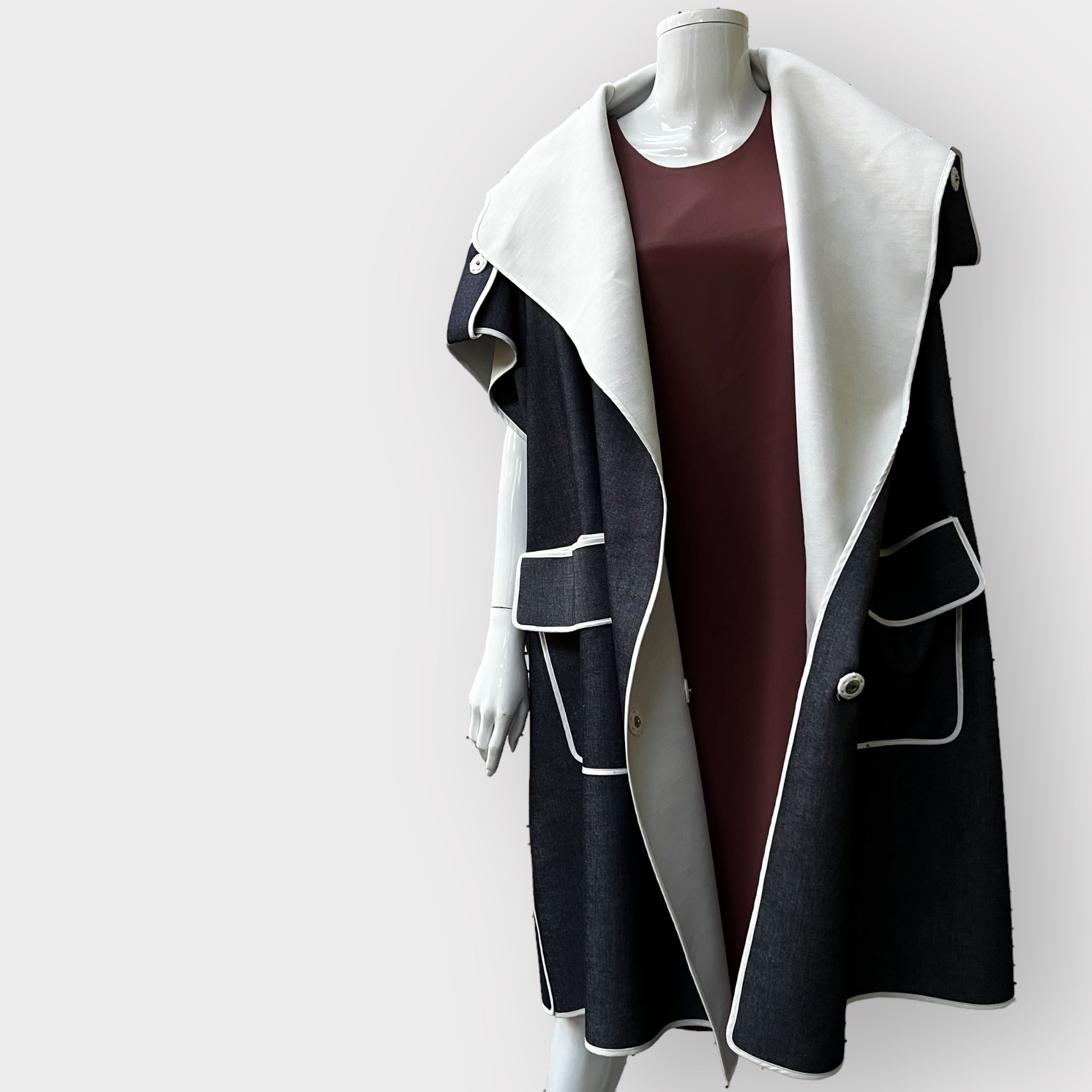 aussie designer / MATICEVSKI / oversized sleeveless jacket / one size Jackets