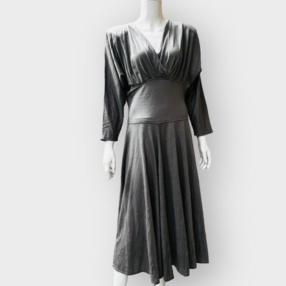 nz vintage / QUEENS / 1980s dress / s/m (3859623434787426035)