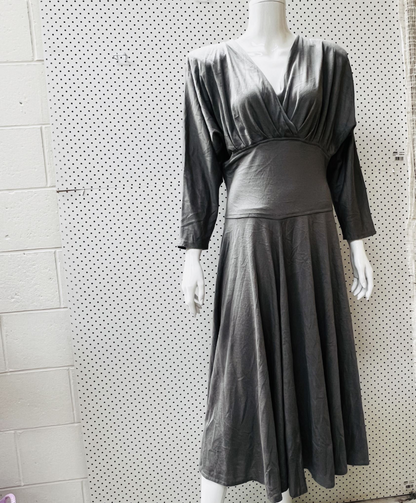 nz vintage / QUEENS / 1980s dress / s/m (3859626193338379800)