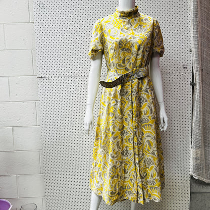 1960s nz vintage / SOUTHWELL / light gauze dress / s (3861871620128267139)