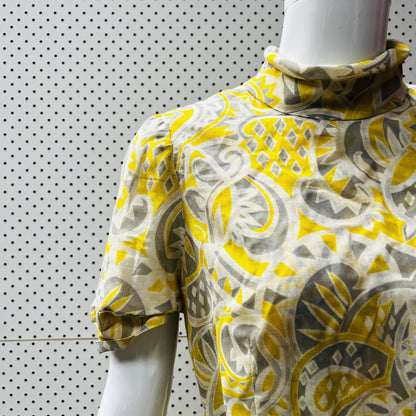 1960s nz vintage / SOUTHWELL / light gauze dress / s (3861871622925152964)