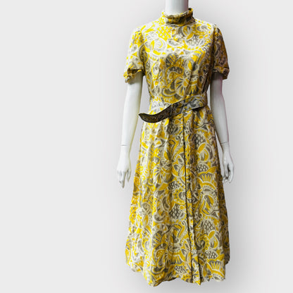 1960s nz vintage / SOUTHWELL / light gauze dress / s (3861872151181407600)