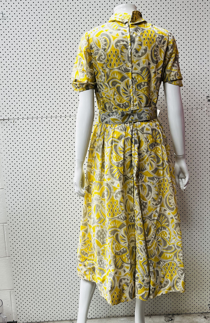 1960s nz vintage / SOUTHWELL / light gauze dress / s (3862042843805940953)