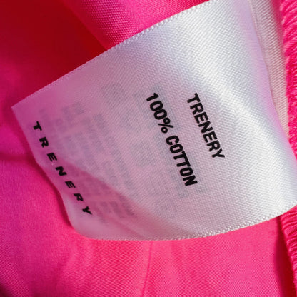 TRENERY / cotton poplin shirt dress in fuchsia / 14 (3862120907627948715)