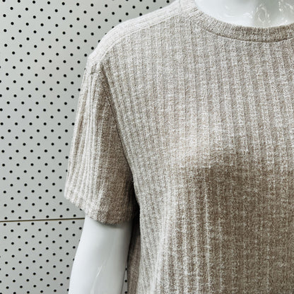THE FIFTH LABEL / ribbed tee with dropped waist / s (3862147144744604947)