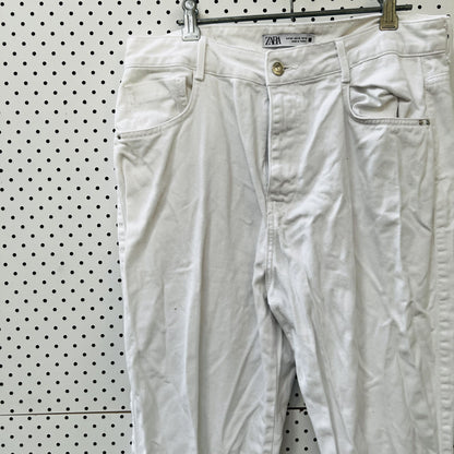 ZARA / white jeans / 10 (3862147215476148996)