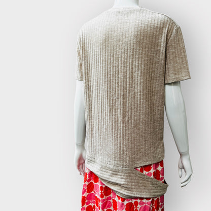 THE FIFTH LABEL / ribbed tee with dropped waist / s (3862147481649141236)