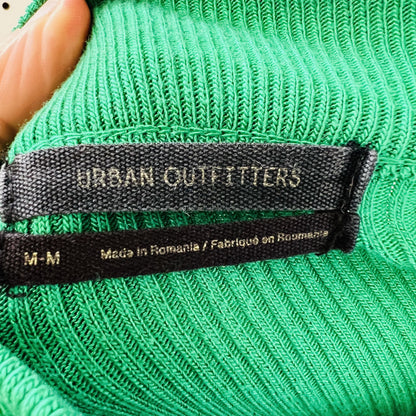 urban outfitters / ribbed half zip jumper / m (3862678007855407137)