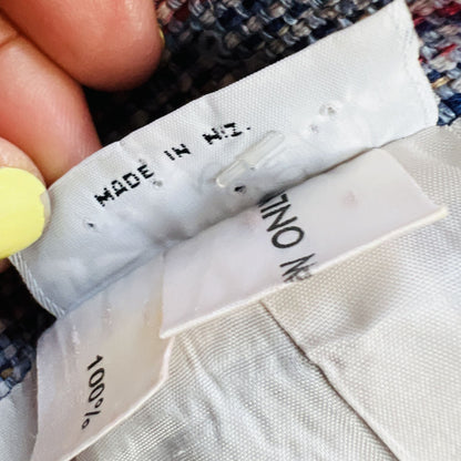 1990s nz vintage / TOP GIRL / woven silk oversized blazer / s (3864629467508277533)