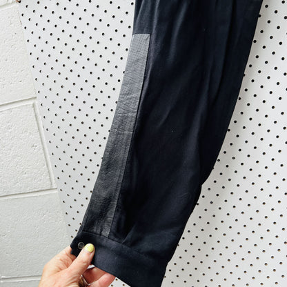 MAX / joggers with faux leather details / 10 (3865150290422802626)