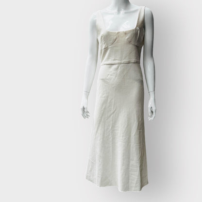 buy or rent / BEC + BRIDGE / brigette ivory midi dress / 10 (3865319595839409452)